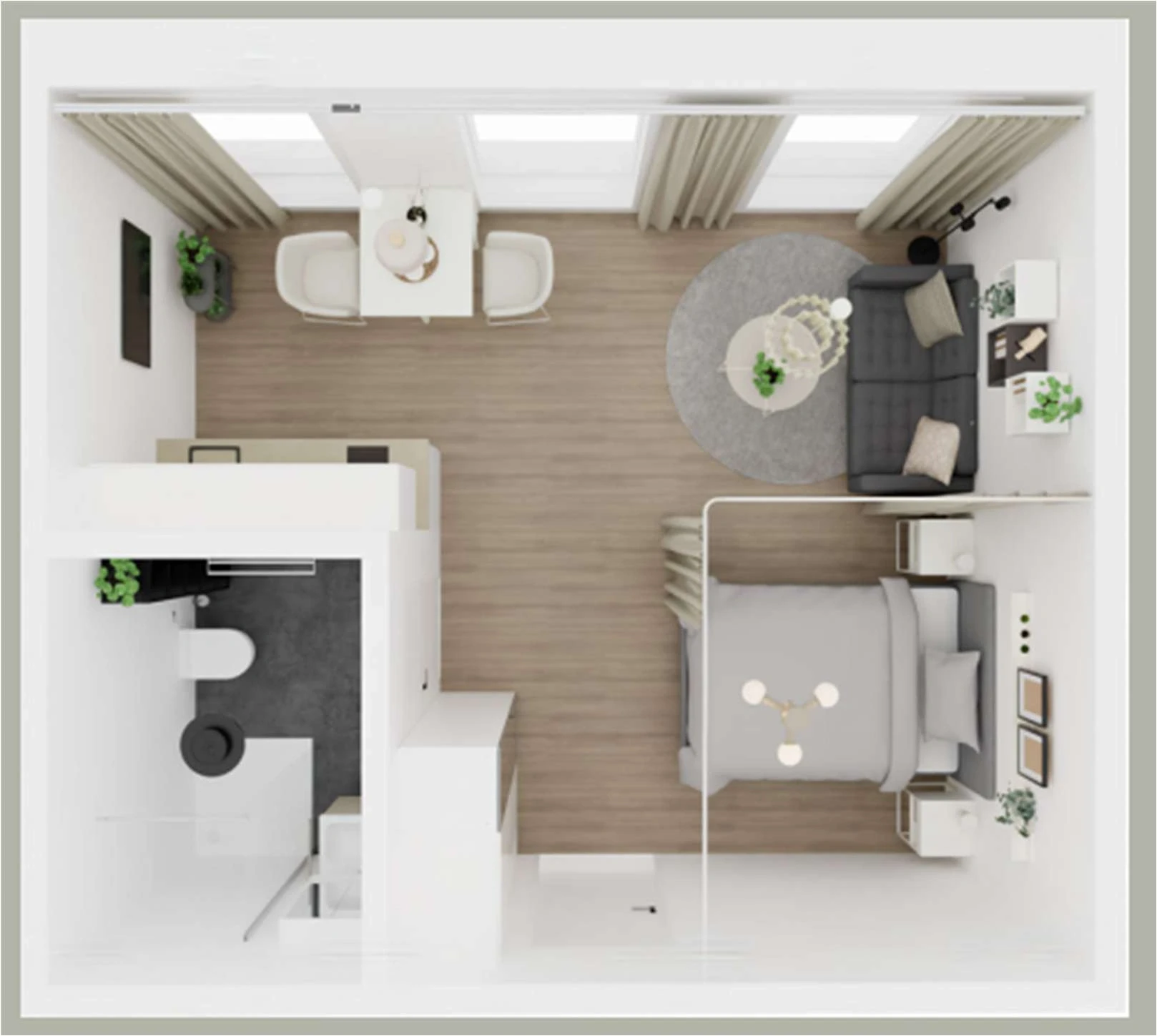 Grundriss Comfort Apartment — STAY MCC Boardinghaus Rheinbach